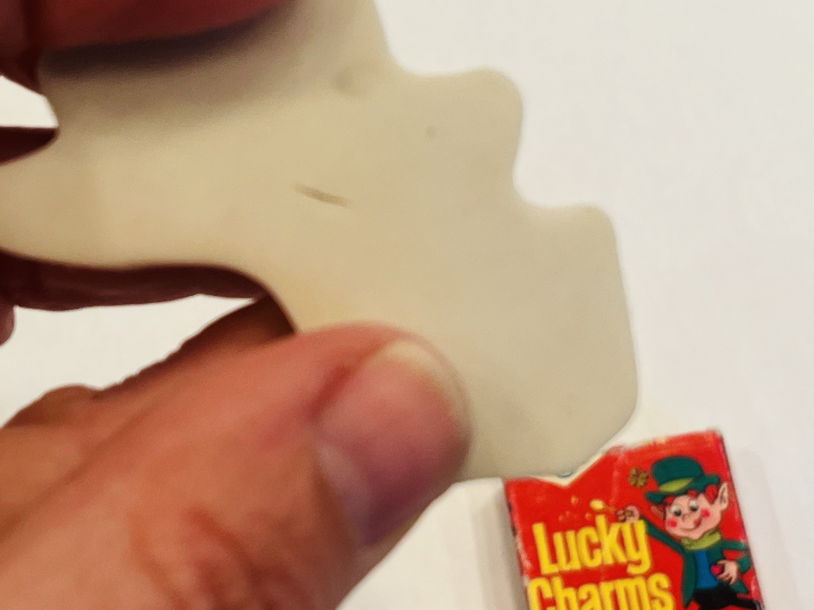 Vintage Lucky Charms Leprechaun Eraser with Box Gently Used Novelty Fun BIN 79