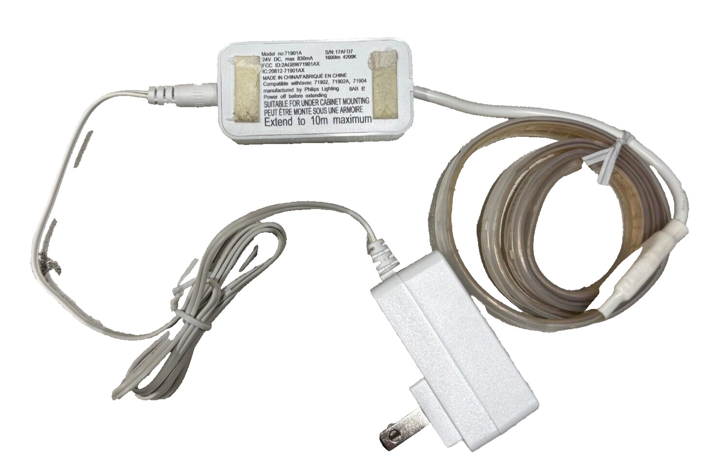 Philips Hue Ambiance Shape Smart LED Light Strip V3 Controller Power Supply ONLY