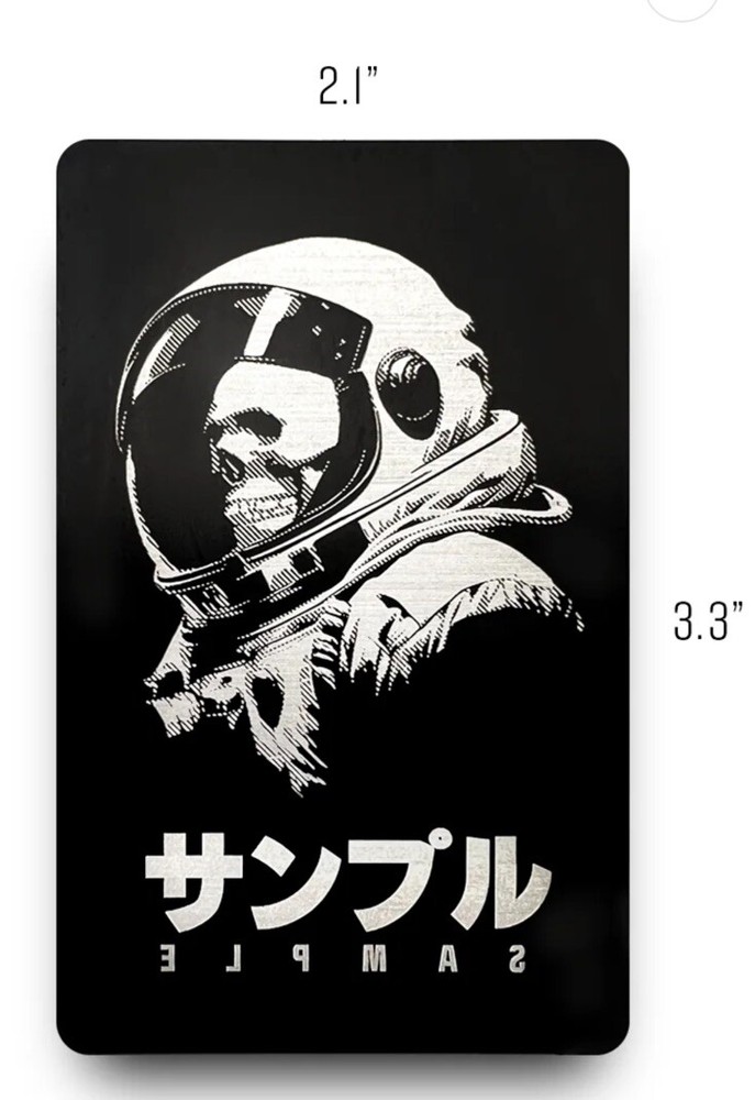 SAMPLE Dan Matsuda Article 296 Patch Metal Hook DEAD ASTRONAUT 3.3” Black