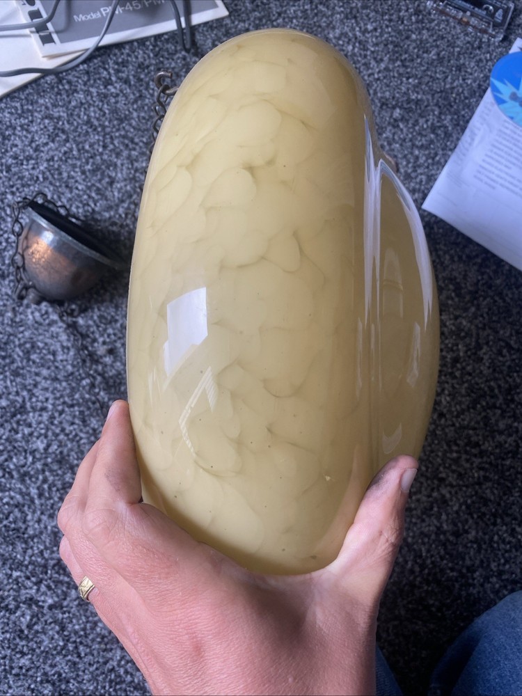 Vintage Glass Bowl Light