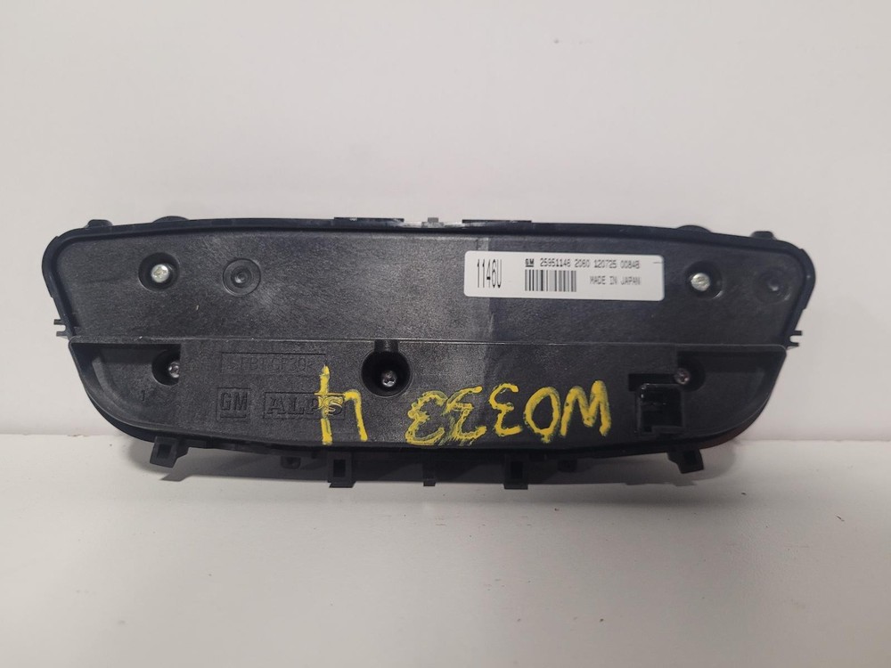 Used A/C Selector Switch fits: 2013 Buick Regal automatic temperature control op