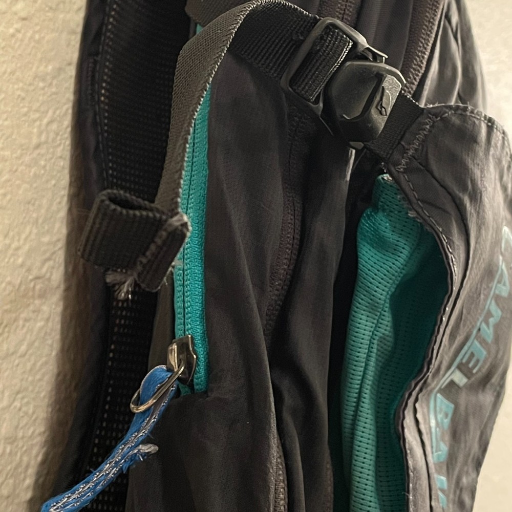 Camelbak L.U.X.E. Hydration Backpack Black Teal Daypack Hiking Cycling