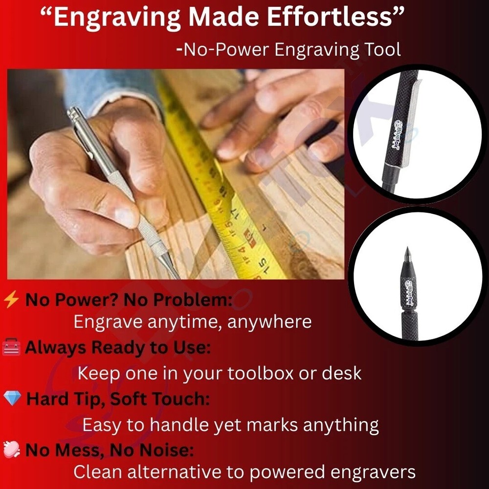 Compact Adjustable Trammel Head Beam Compass Set With Scriber Pen Tool Combo Set