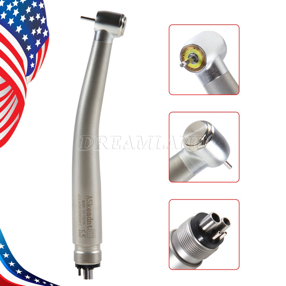 Dental E-Generator High Speed Handpiece Shadowless Ring LED Lamp Ceramic 2/4H