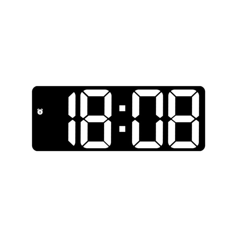 Alarm Clock with Temperature Alarms Functional Clock Easily Setting