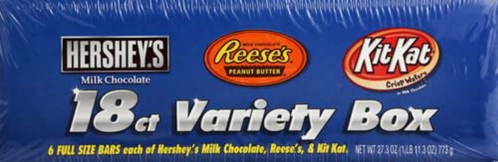KIT KAT & REESE'S Assorted Chocolate Bars, 18ct x 2 Pack