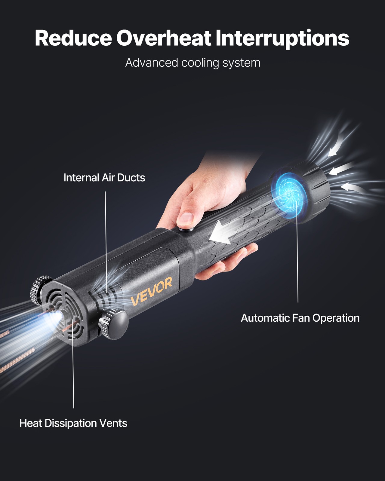 VEVOR Induction Heater Bolt Removal Magnetic Kit Rusty Screw Removing 1100W 110V