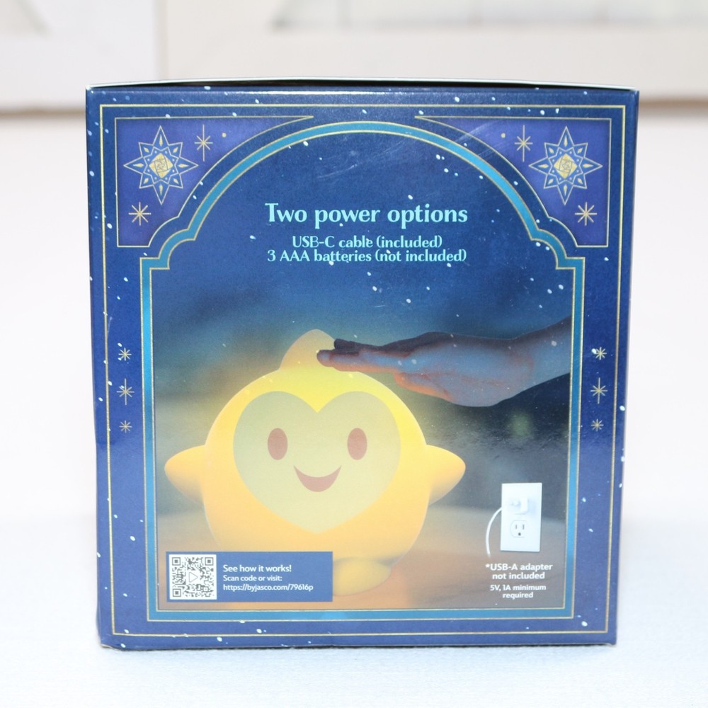 Disney Wish Star Dimmable LED Squishy Tabletop Night Light
