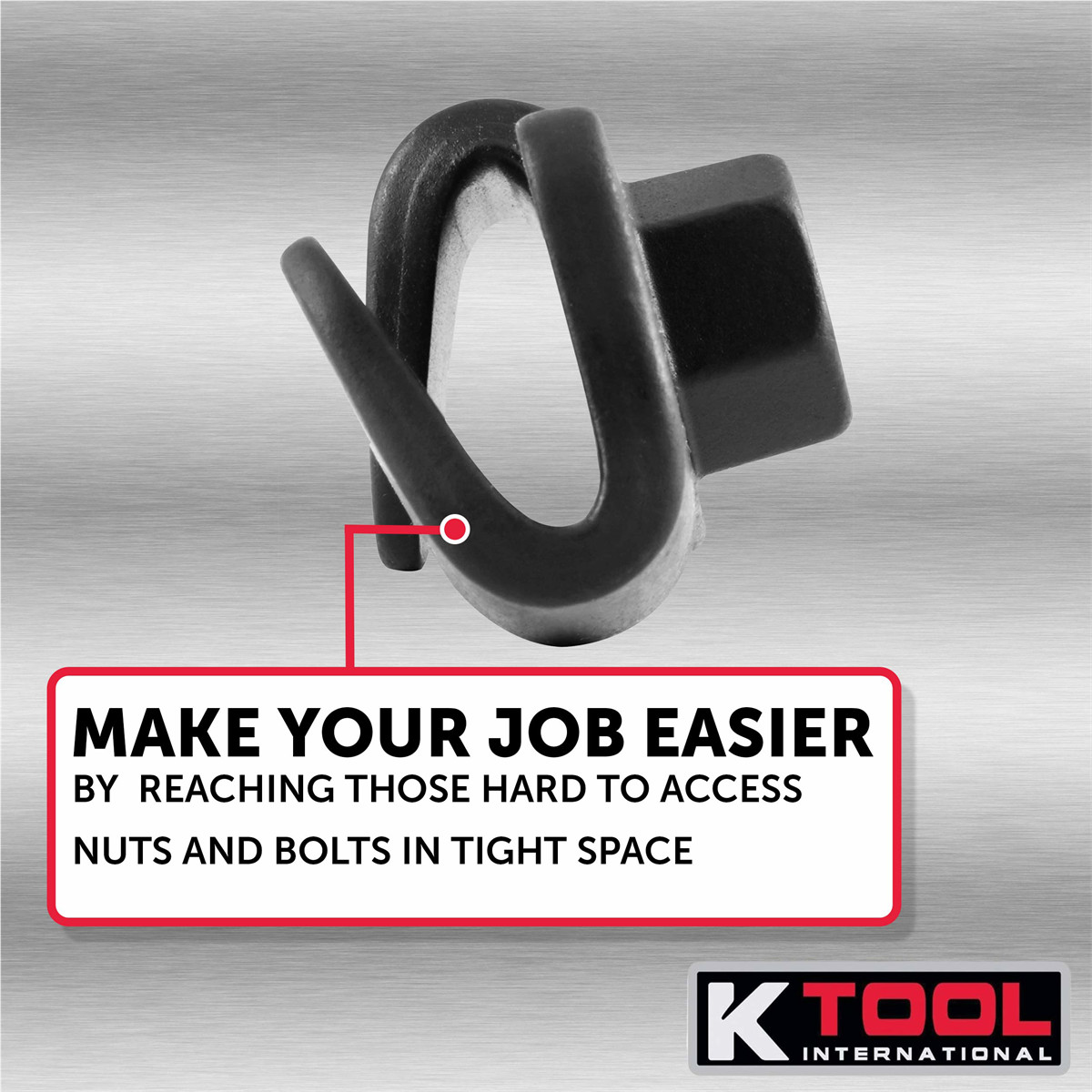 K Tool 49403 Universal Wrench Extender, Torque Enhancer, Hex Drive