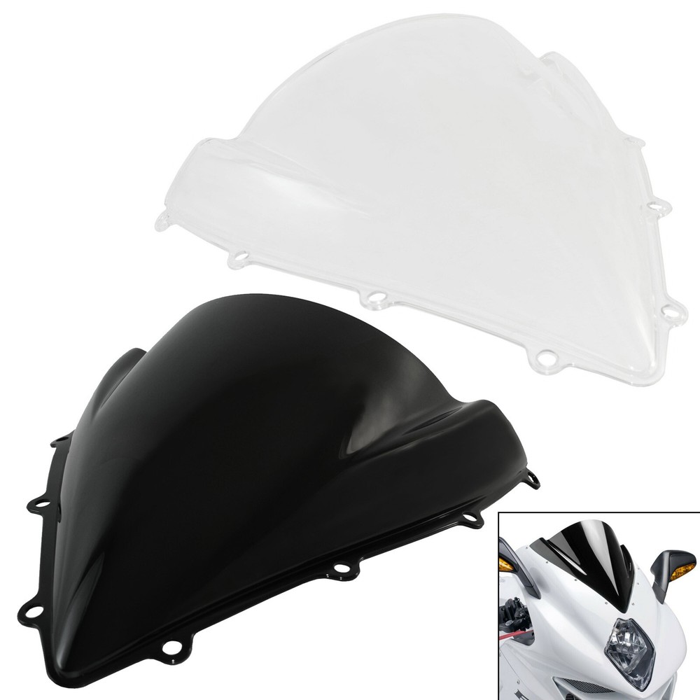 Double Bubble Windscreen Windshield Screen Shield For MV AGUSTA F3 675 800 2012>