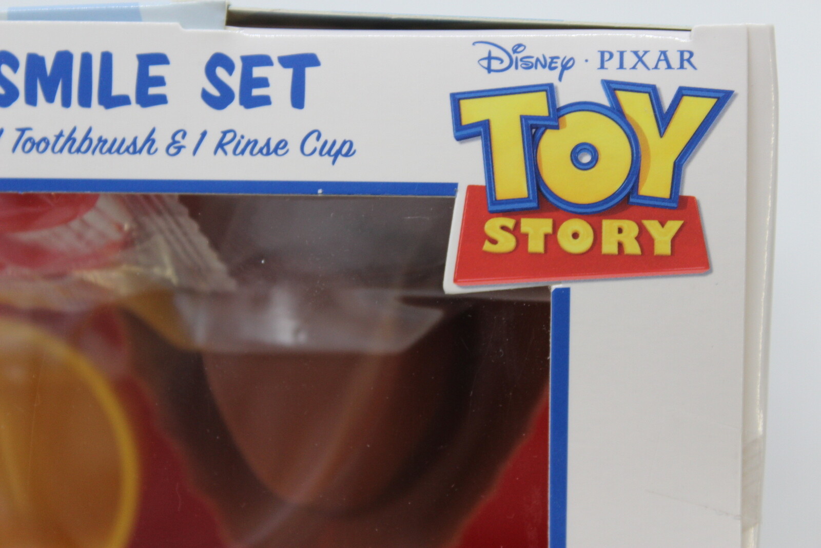 Toy Story Woody Travel Toothbrush Holder Rinse Cup Great Smile Set Disney Pixar