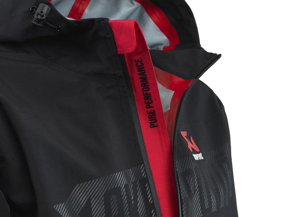 Akrapovic Corpo Womens Rain Jacket Black