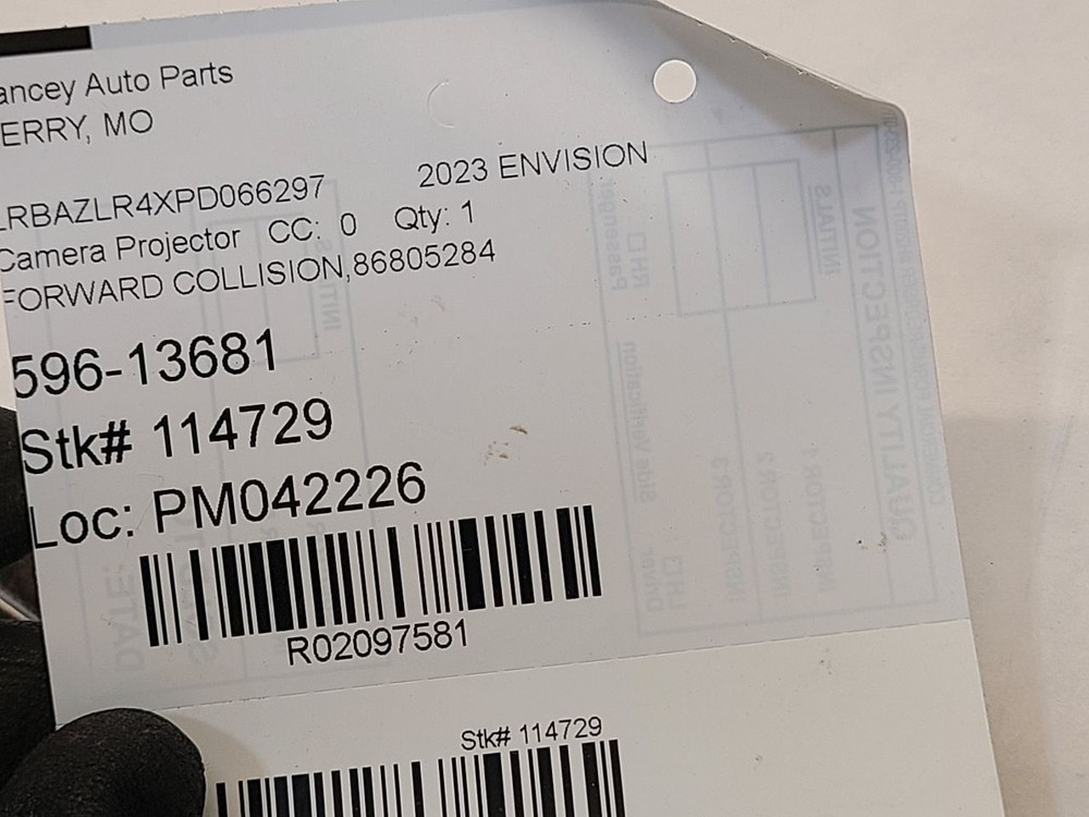 2022 - 2023 Buick Envision Camera Front Windshield Collison Camera