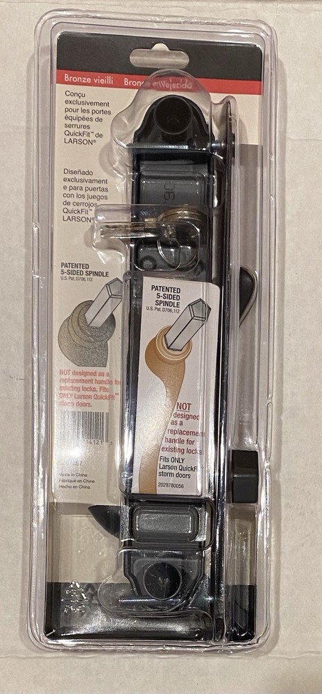 Larson Quickfit Handle Set - Aged Bronze