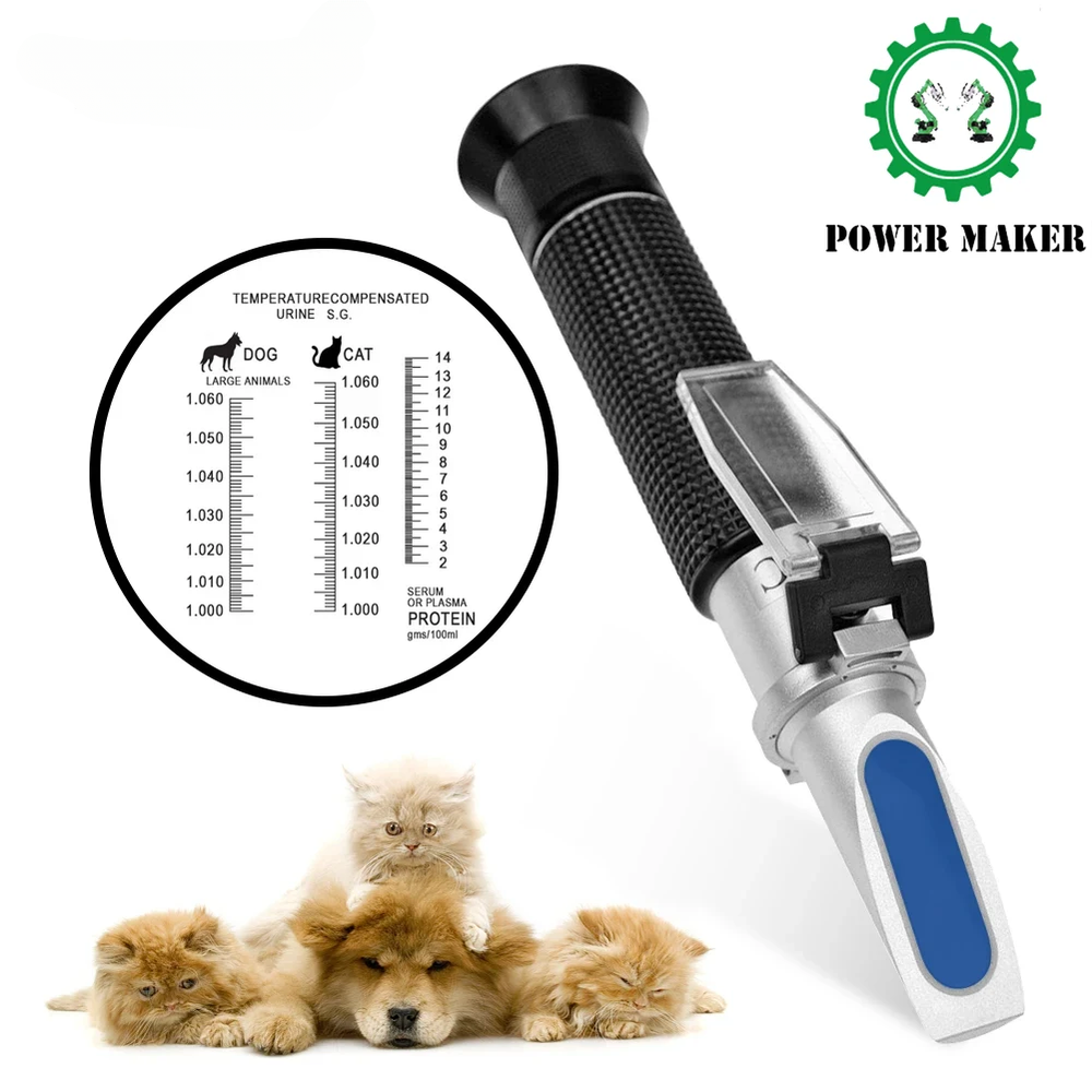 Urine Refractometer Pet Protein Hemoglobin Specific Gravity Meter Tools ATC New