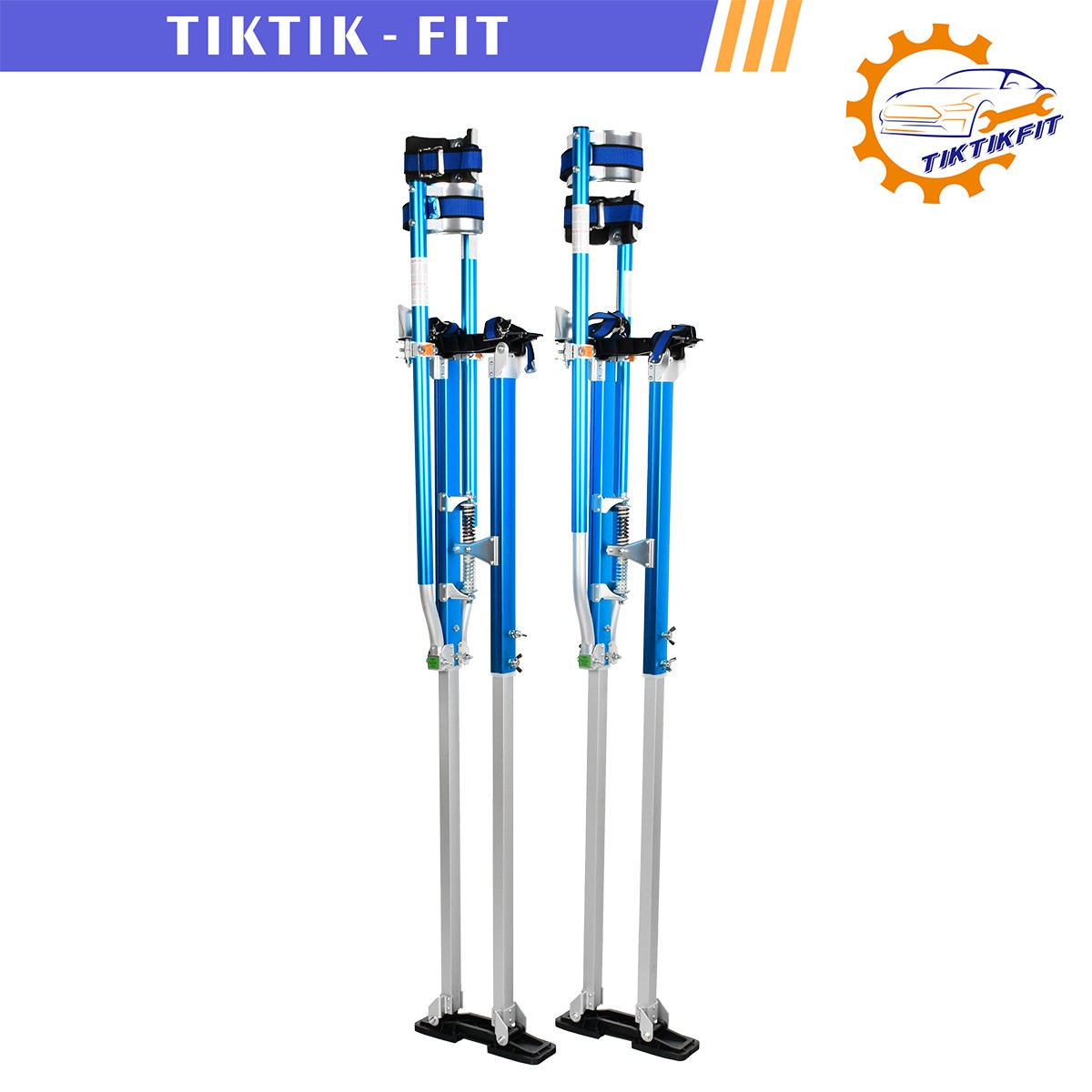 Drywall Stilts 48-64'' Blue Tool Stilt w/gaiters For Painting Painter Taping