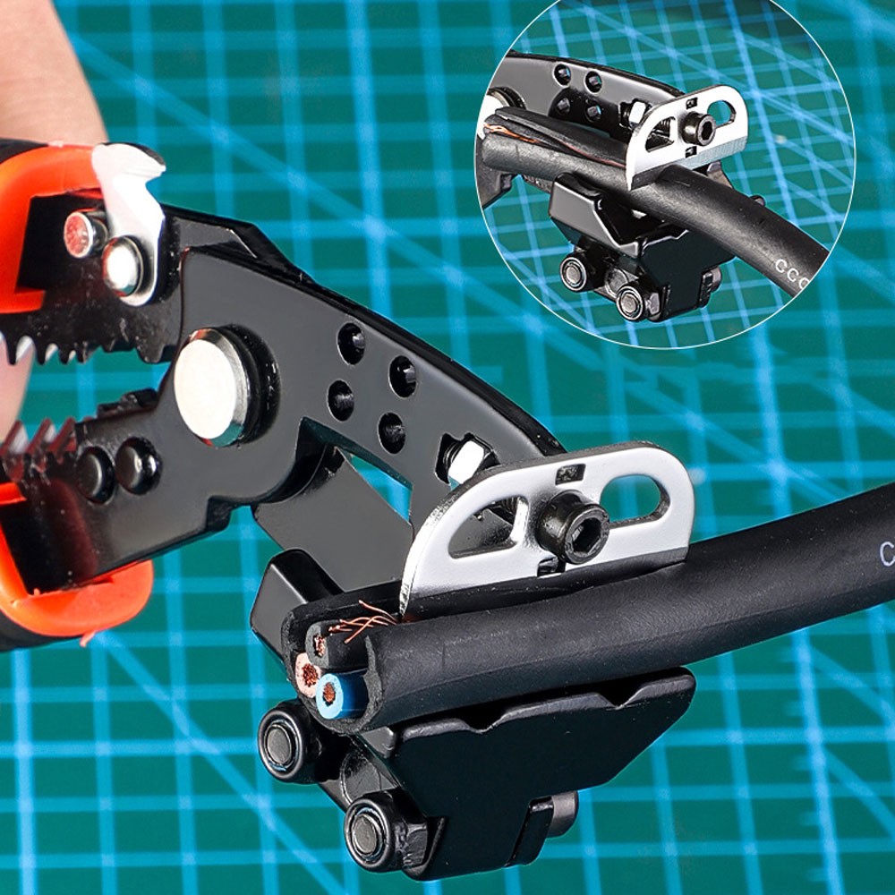 Multifunctional Quickstrip Magnify Wire Stripper Tool TL