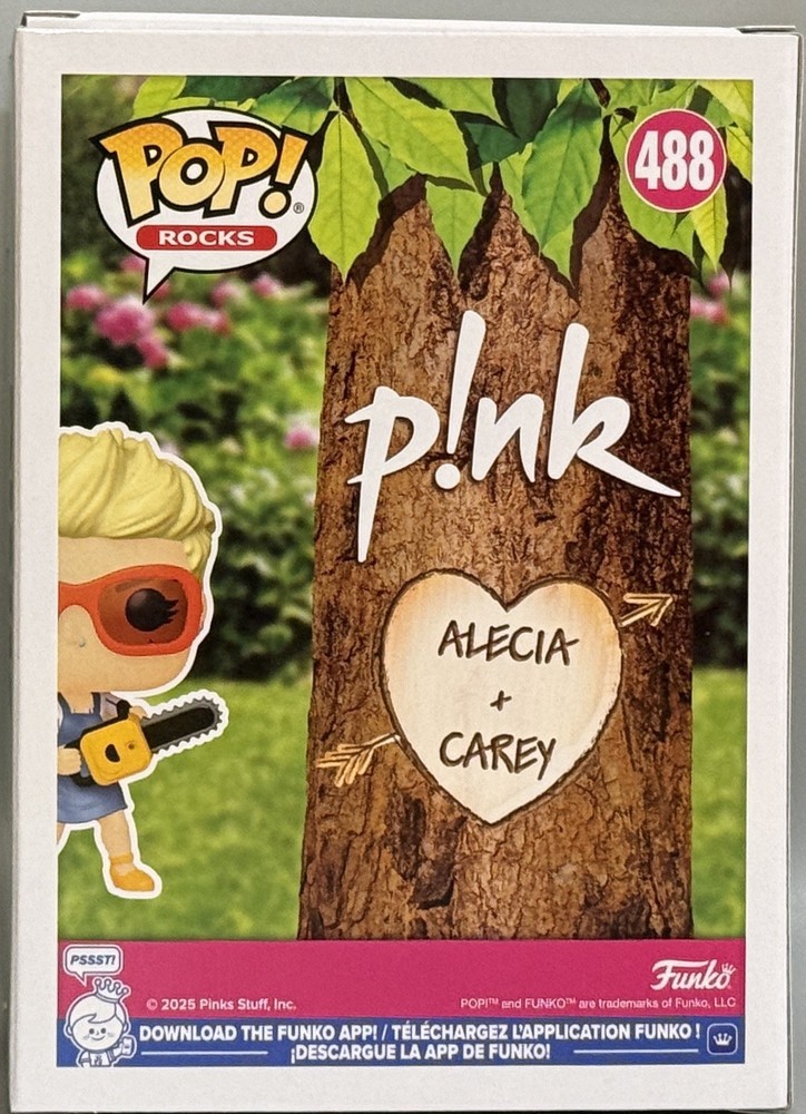 Funko Pop! Pink (with Chainsaw) (So What) #488