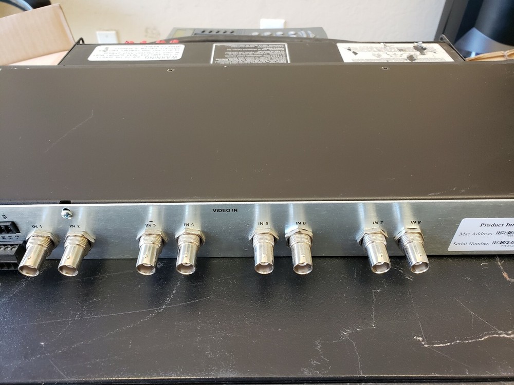 VERINT S1708e-T NEXTIVA 8 CHANNEL VIDEO ENCODER USED TESTED
