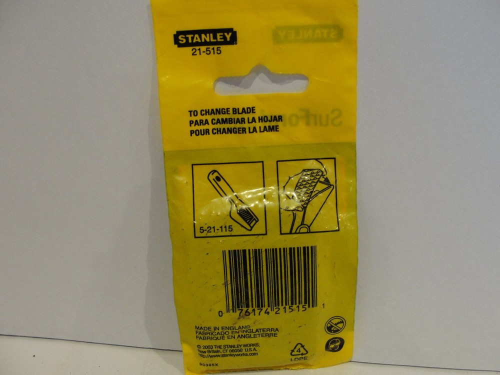 New Stanley SurForm Replacement Blade 21-515
