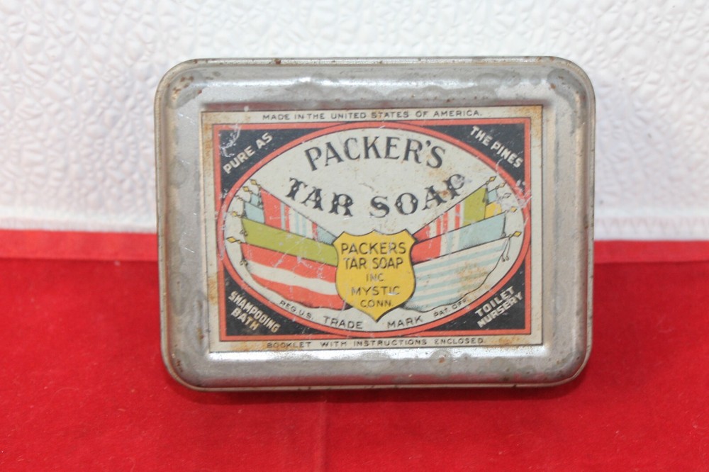 1930 PACKER'S TAR SOAP TIN