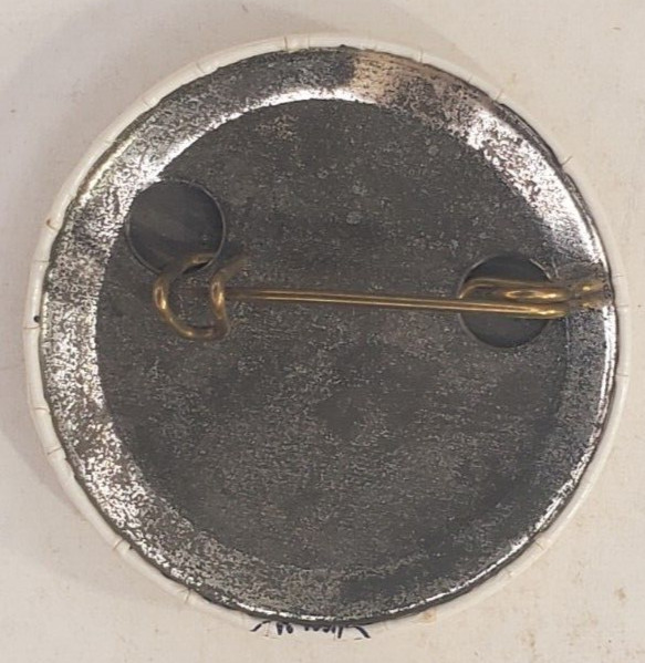 Vintage Dump Nixon Anti Nixon Watergate Political 1972 era Pinback Button