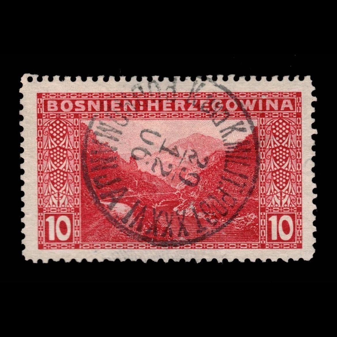 Bosnia & Herzegovina, Scott 35, Vrbas Valley, 1906, used, 115365
