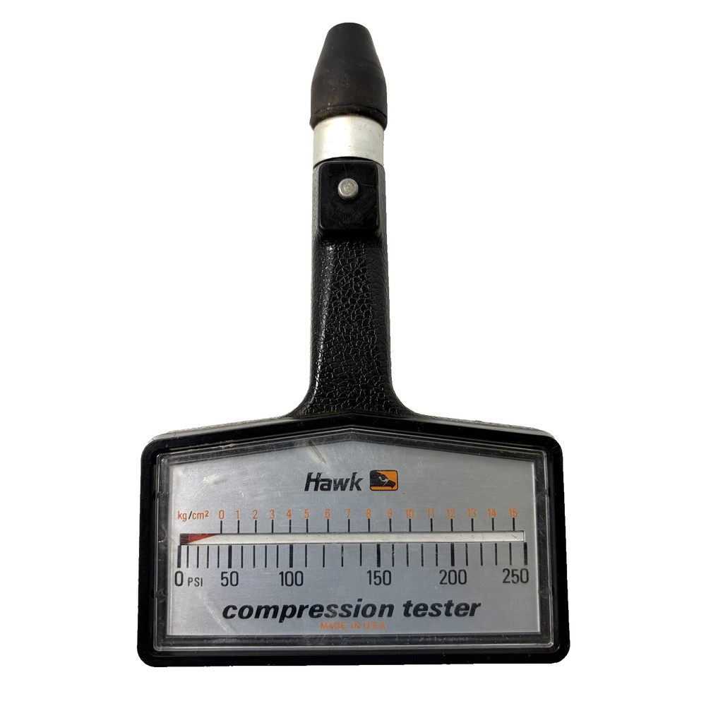 Hawk Compression Tester 0-250 PSI Handheld