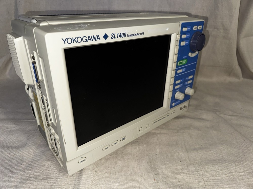 YOKOGAWA SL1400 ScopeCorder LITE With 8x 701261 Universal Input Modules TESTED 2