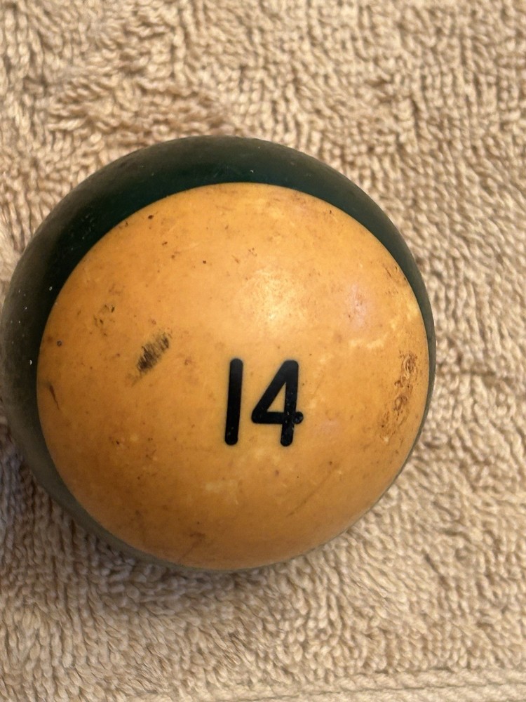 7 Billiard Pool Balls 2-1/8" With Box