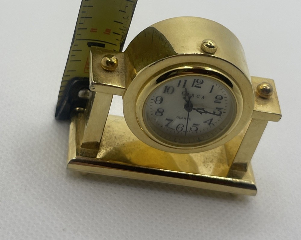 Circa MINI MANTLE CLOCK - Brass - Works