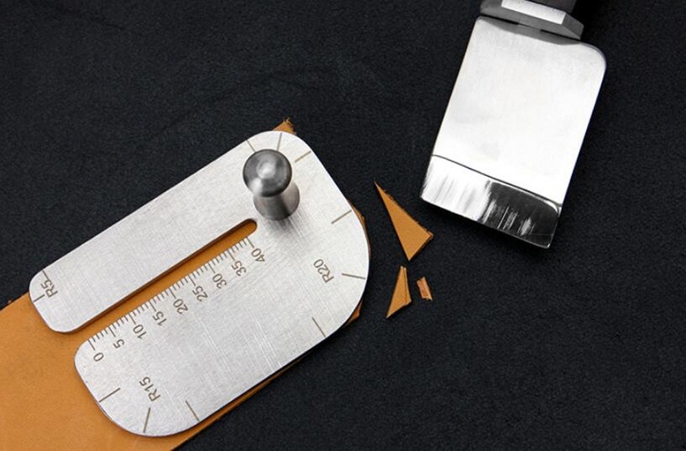 Leather Punch Aid Pulling Board for Punching & Chopping Leather Craft Tool