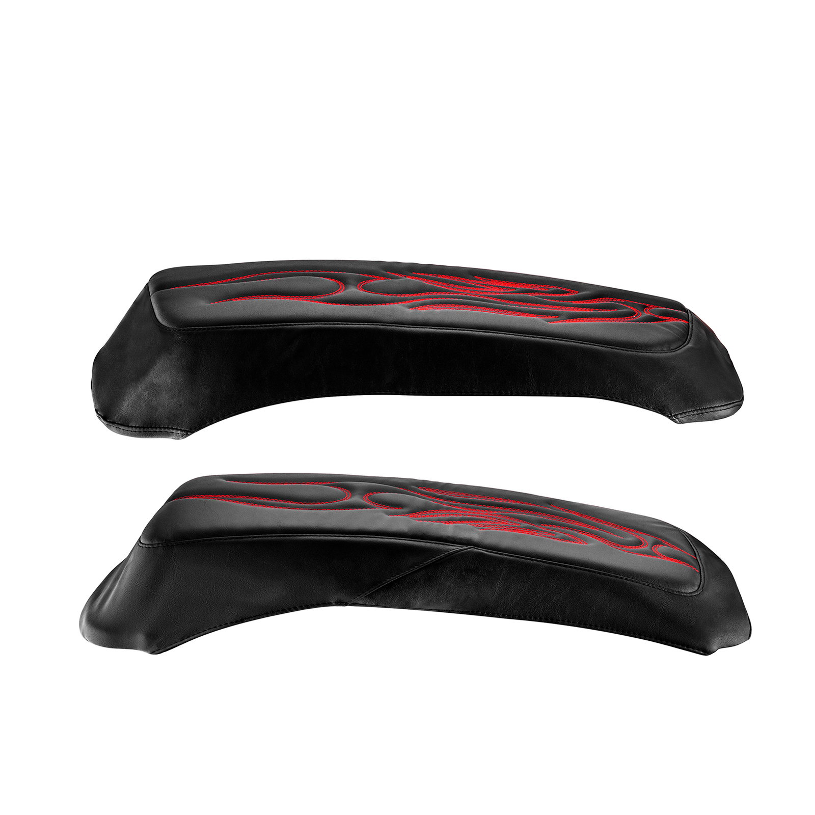 Hard Saddle Bag Lid Covers For Harley Touring Electra Glide Road Glide 1993-2013