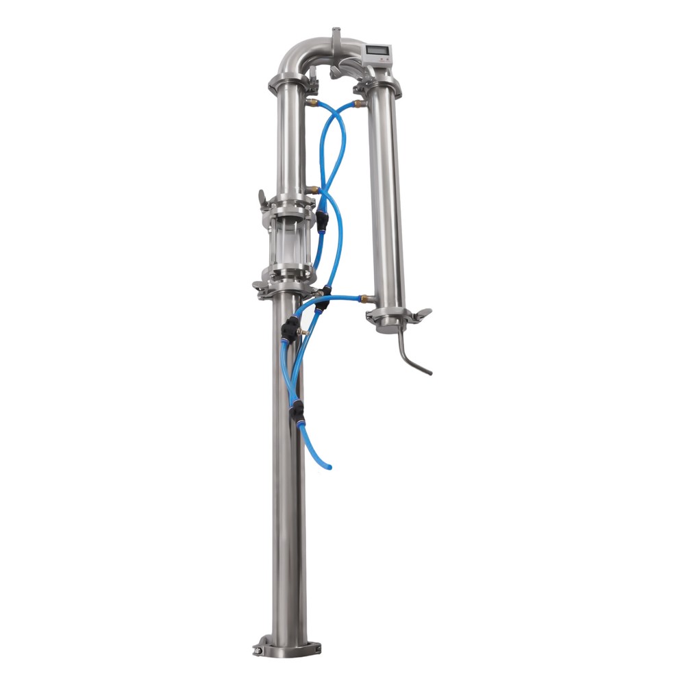 2" Still Moonshine Reflux Distilling Column Brew Bear Wine Making Tool Stainless