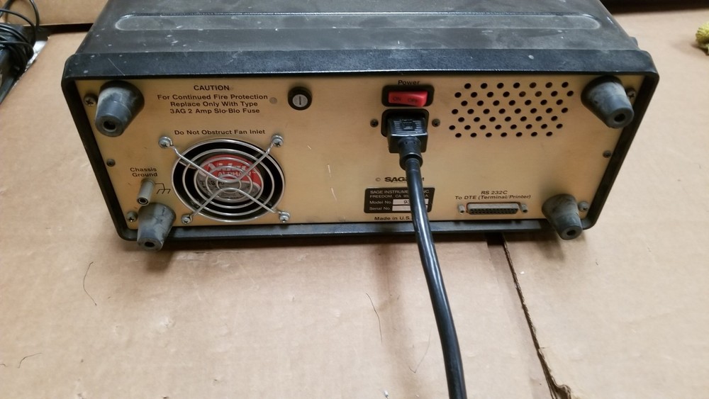 SAGE 930A Communications Test Set Powers UP No Display