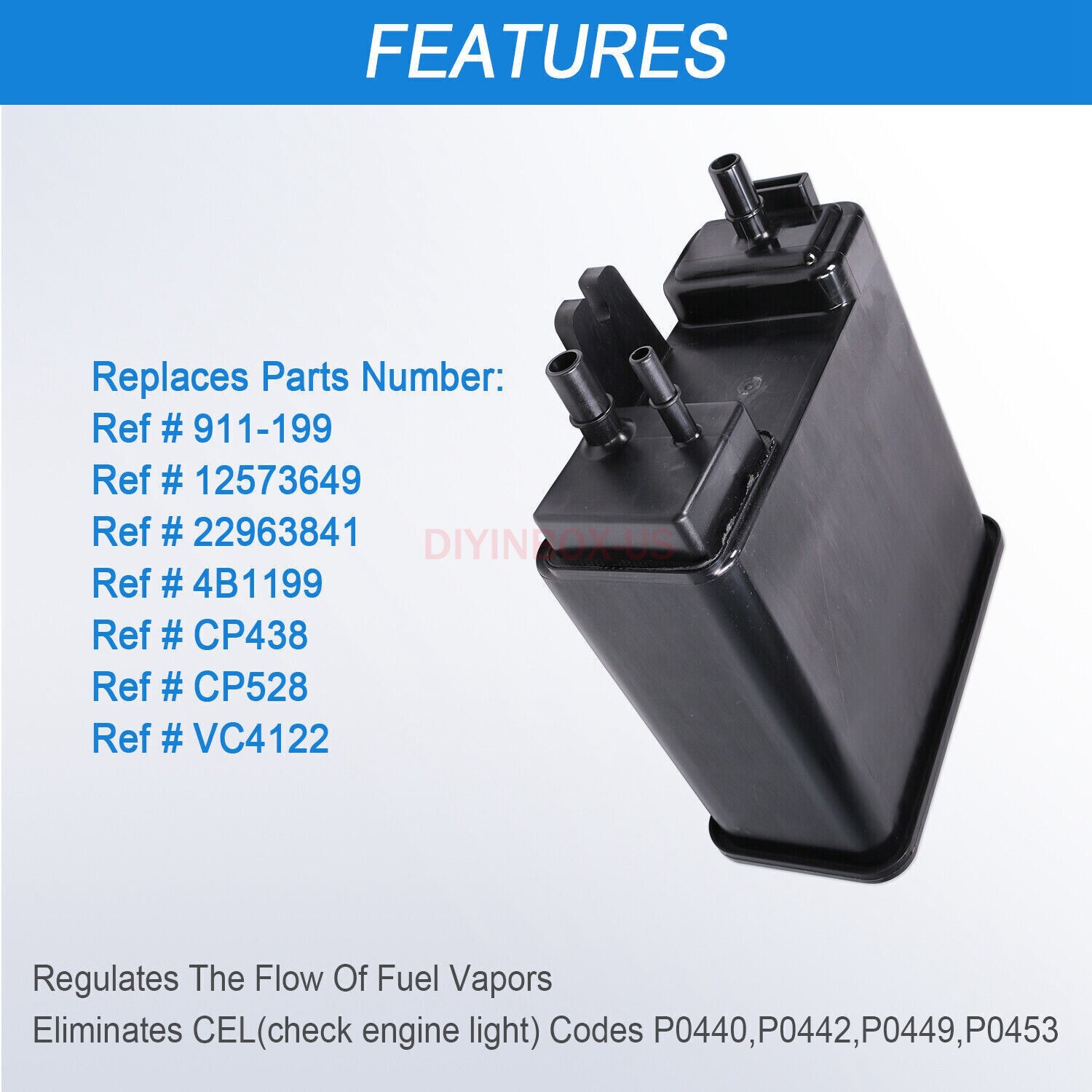 EVAP Vapor Canister For Cadillac Escalade ESV EXT GMC Yukon XL Chevy Hummer New