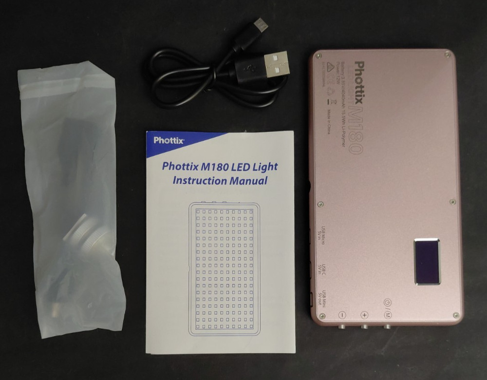 Phottix M180 LED Light Rose Gold