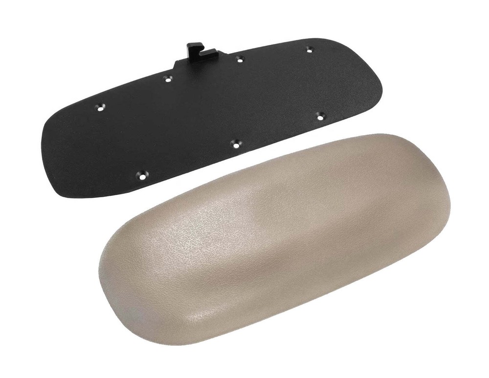 1999-2000 Mustang Center Console Arm Rest Cover Pad Medium Parchment Tan w Panel