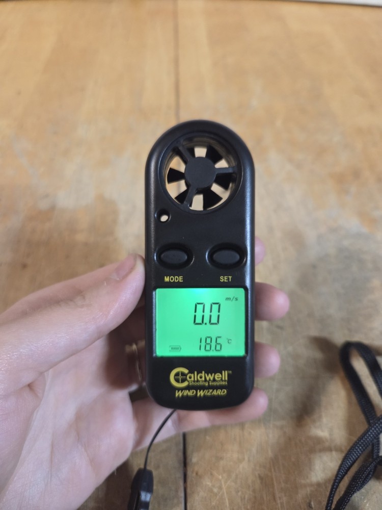 Caldwell Wind Wizard, Wind Speed, Temperature, Gauge (Tested Working)