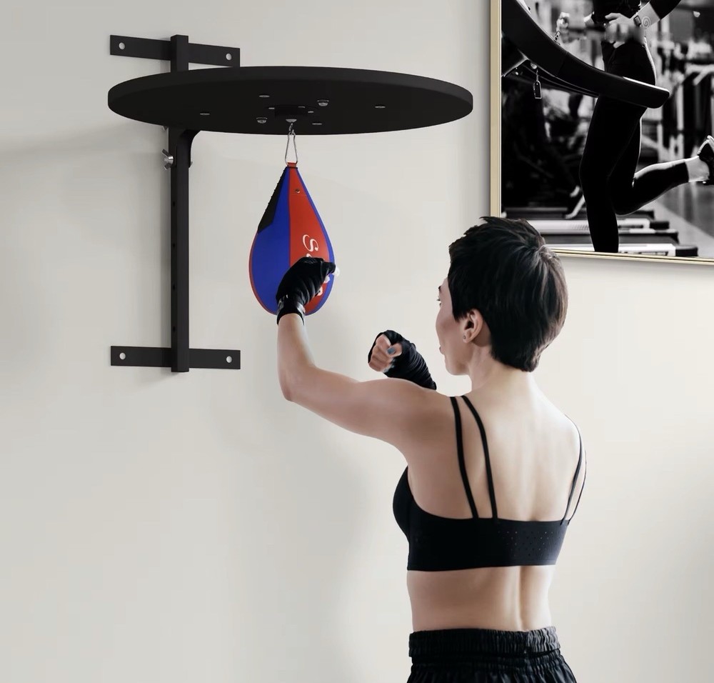 Wall Mounted Height Adjustable Speed Bag Platform Kit Punching Bag Training