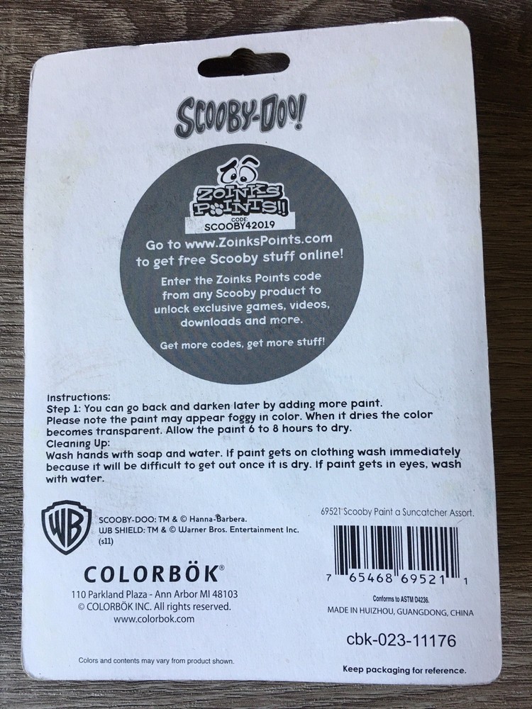 Suncatcher Scooby doo Craft Kit NIP