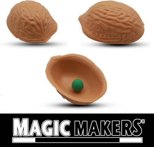 Magic Makers Deluxe Three Shell Game Set - Classic Trick for All Skill...
