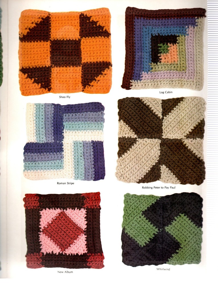 Annette Lep CROCHETING PATCHWORK PATTERNS Afghans+ Crochet Pattern Booklet