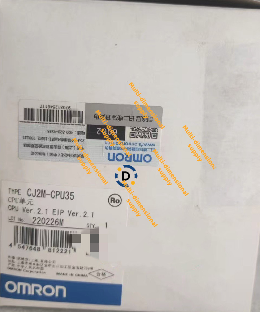 New OMRON CJ2M-CPU35 PLC module