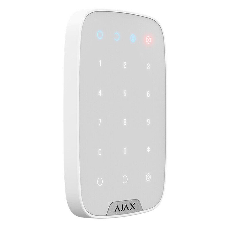 Ajax KeyPad - AJKP Wireless Touch Keyboard (White)