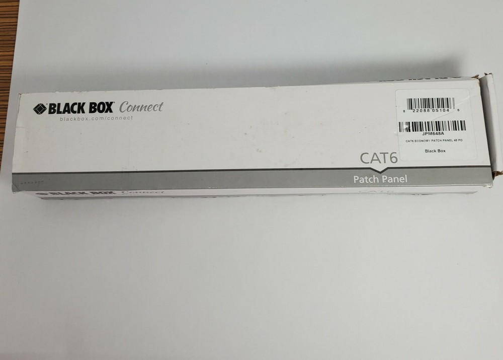 BLACK BOX CONNECT CAT6 PATCH PANEL48 PORT JPM648A New.