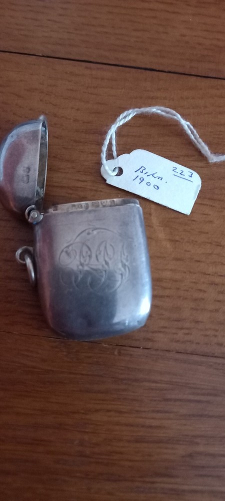 Silver Vesta Case