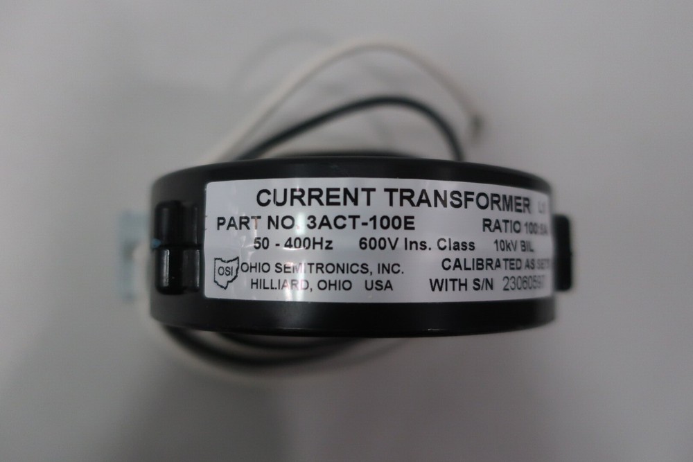 Ohio Semitronics 3ACT-100E Current Transformer 100:5