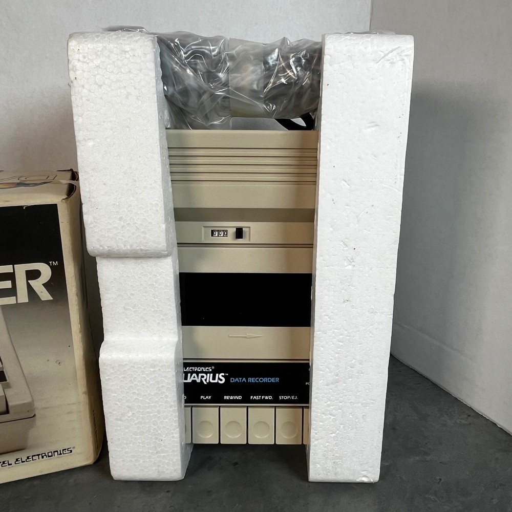 Mattel Electronics Aquarius Data Recorder 4394 Vintage Home Computer System New