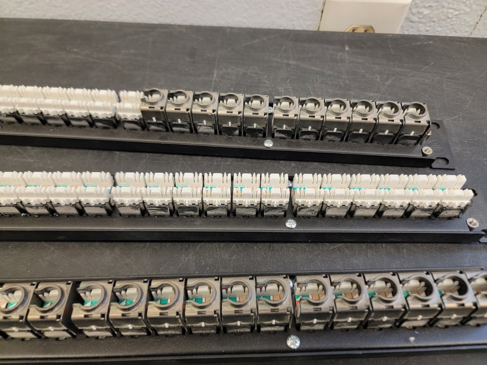 (4) Levinton Cat6 Universal Patch Panel 24-Port 10G Extreme